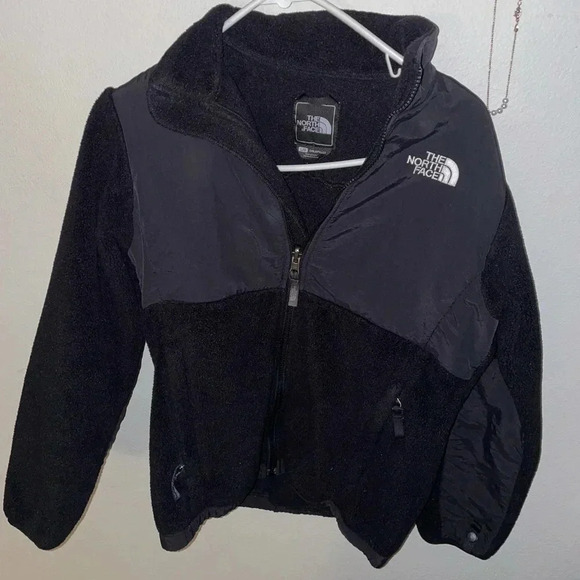 The North Face girls Denali black sweater size Large - Picture 2 of 6